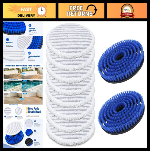 Replacement steam mop pads - replacement,