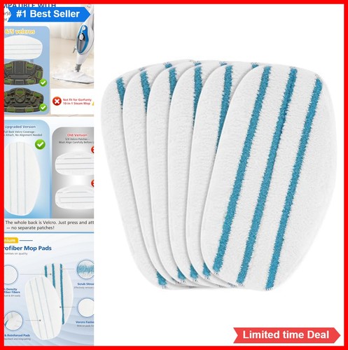 Pack steam mop replacement - 6,