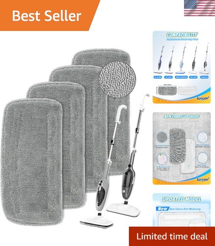 Grey microfiber steam - microfiber,