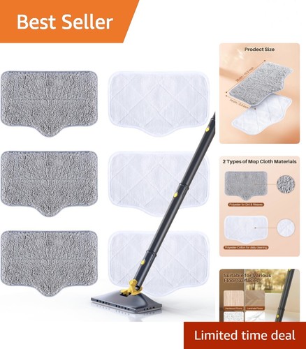 Universal pack steam mop - 6,