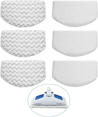 Pack steam mop replacement - 6-pack,