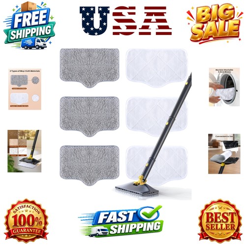 Steam mop pads - with, washable