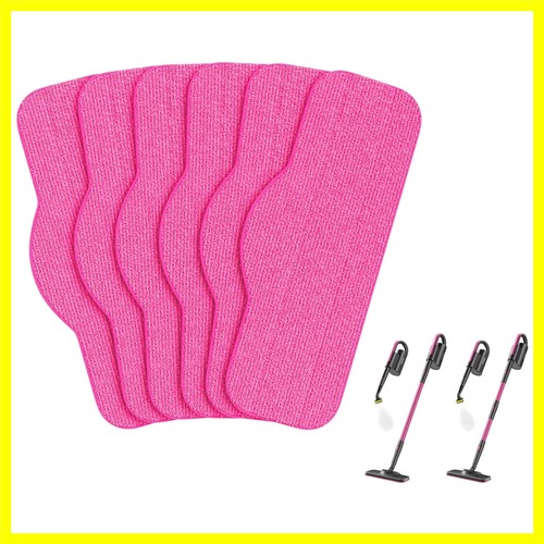 Pack microfiber steam mop - 6-pack,