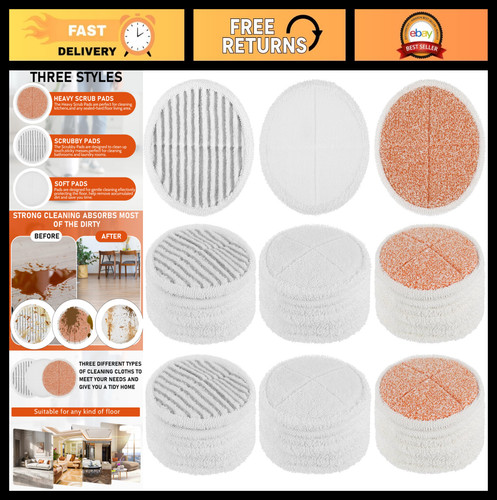 Pcs mop steam pads - mop,